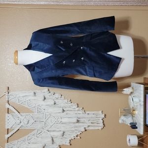 White House Black Market Velvet Blazer